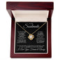 To My Soulmate/Black (Love Knot Necklace)