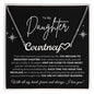 To My Daughter Name Necklace