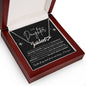 To My Daughter Name Necklace