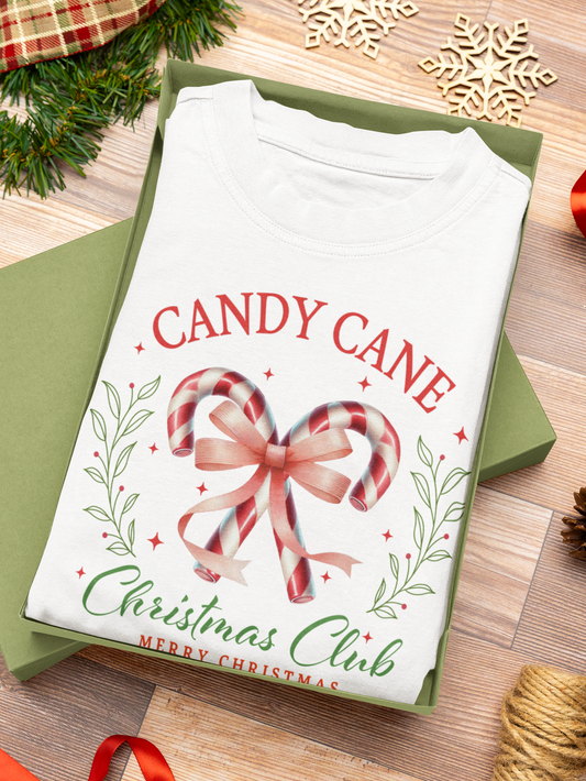 Candy Cane Christmas Club | T-Shirt